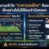 ทำความเข้าใจ “ราคาบอลไหล” คืออะไร? เช็กอย่างไรไม่ให้โดนเจ้ามือหลอก
