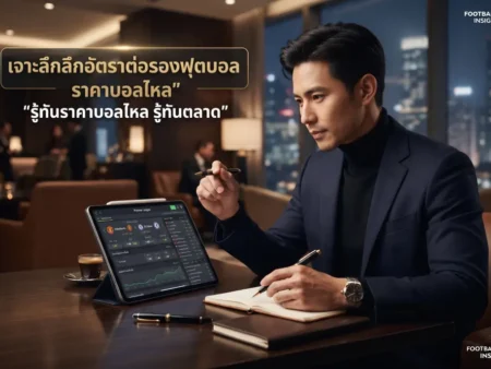 วิธีเจาะลึก อัตราต่อรอง ฟุตบอล ราคาบอลไหล ให้รู้ทันความเคลื่อนไหวของตลาด