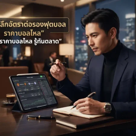 วิธีเจาะลึก อัตราต่อรอง ฟุตบอล ราคาบอลไหล ให้รู้ทันความเคลื่อนไหวของตลาด