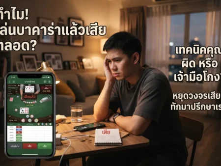 ทำไม! เล่นบาคาร่าแล้วเสีย ตลอด ? 5 ข้อผิดพลาดที่ต้องรีบแก้